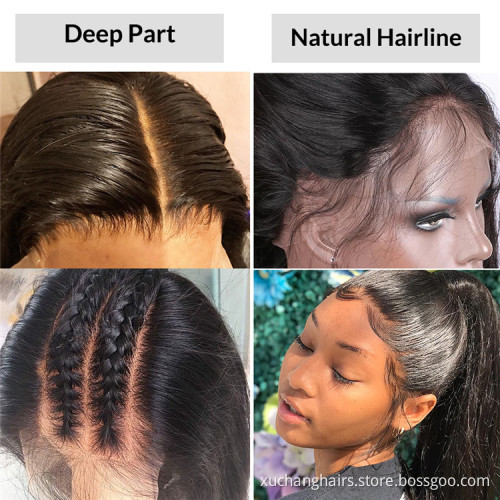 Curly Human Hair Transparent Hd Full Lace Wig,With Baby Hair Hd Lace Front Wig,Virgin Glueless HD Lace Wigs Overnight Delivery